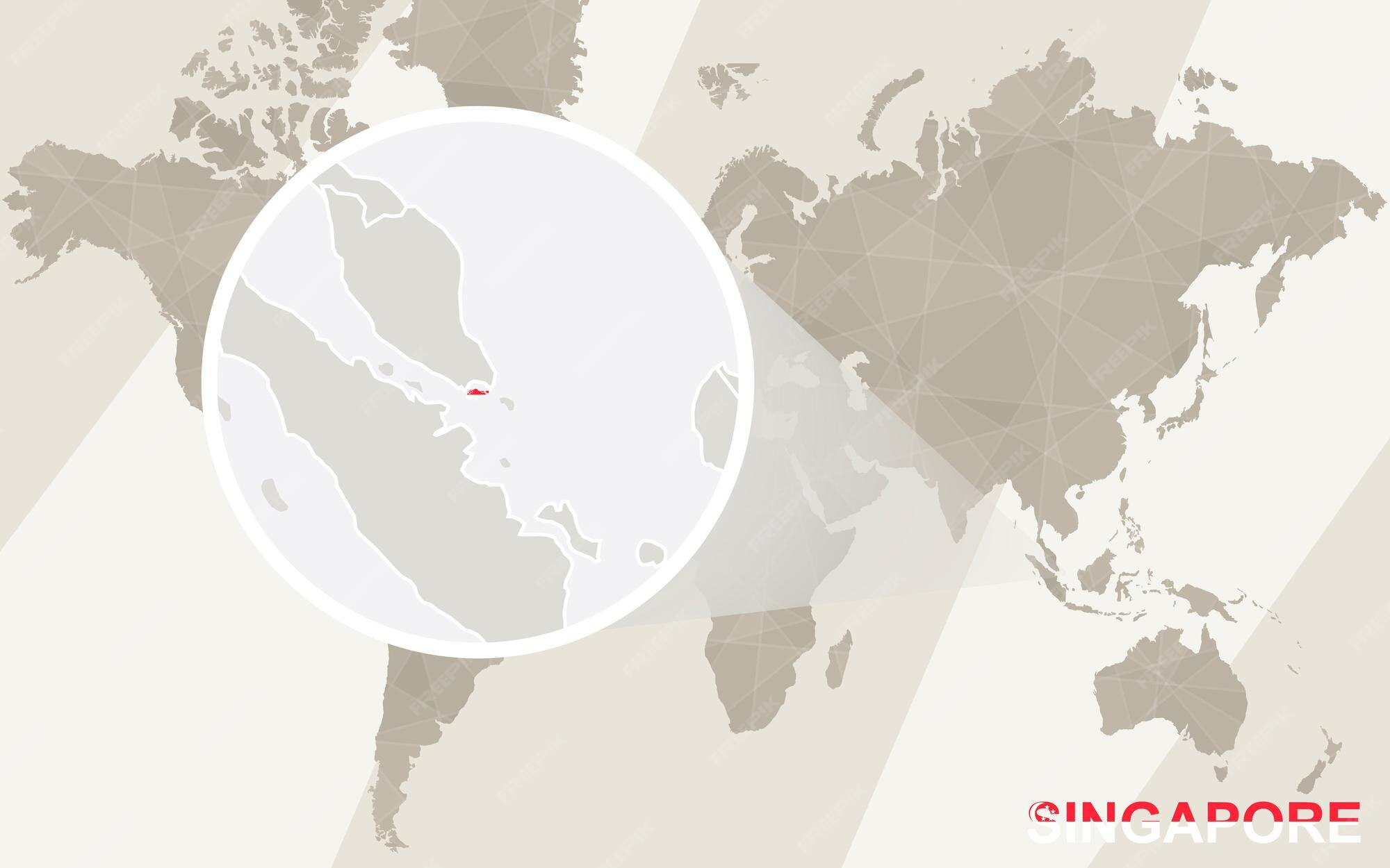 Singapore World Map