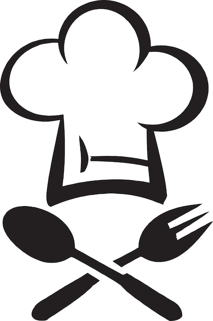 Zoute Chef-kok Logo Icon Vector