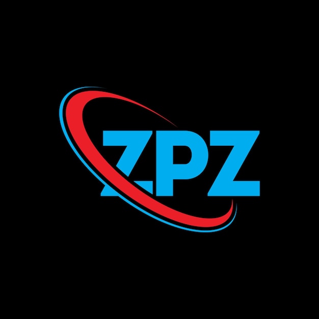 ZPZ logo ZPZ brief ZPZ letter logo ontwerp Initialen ZPZ logotype gekoppeld aan cirkel en hoofdletters monogram logotype ZPZ typografie voor technologiebedrijf en vastgoedmerk