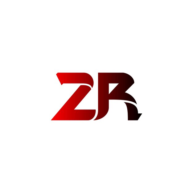 Vector zr letter logo