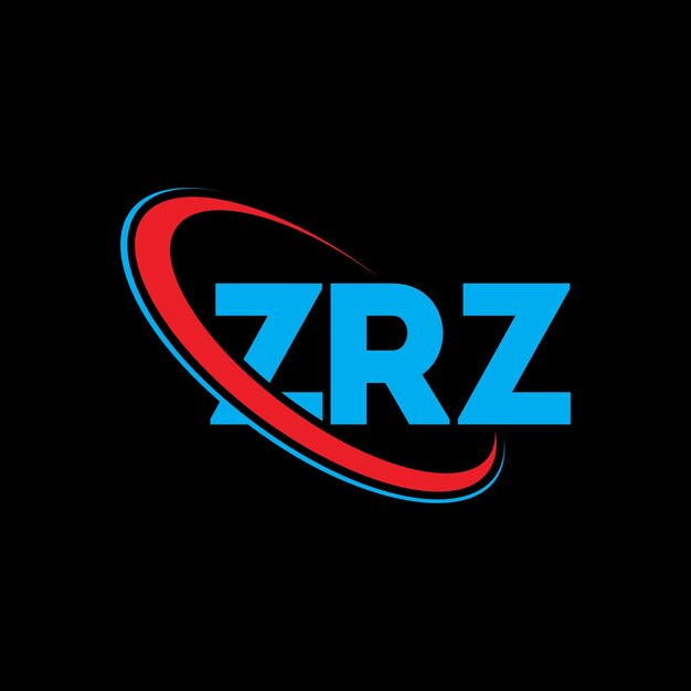 Zrzのロゴzrzの文字zr zの文字ロゴのデザインイニシャルzr ロゴは円と大文字のモノグラムロゴ zrz テクノロジービジネスと不動産ブランドのタイポグラフィ