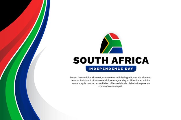 Zuid-Afrika Onafhankelijkheidsdag achtergrondgebeurtenis