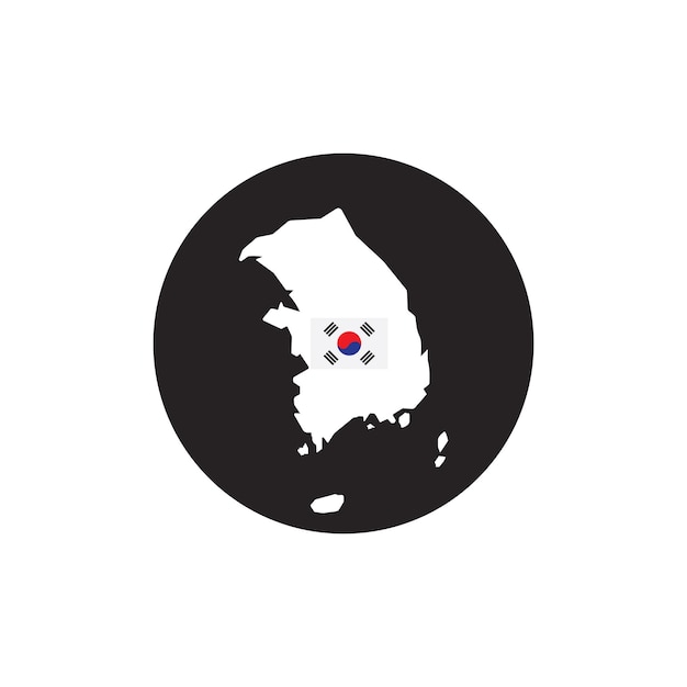 Zuid-korea Kaartpictogram