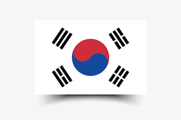 Zuid-korea vlag