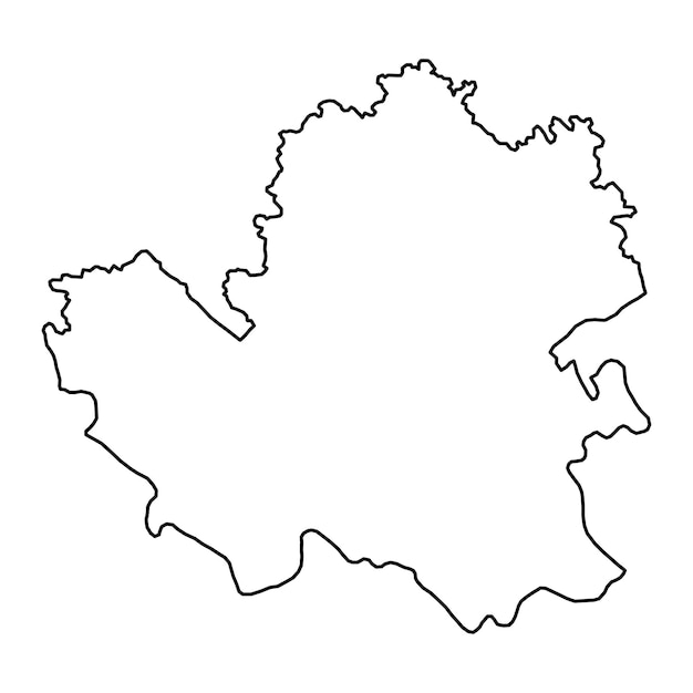 Zuidoost-Slovenië kaart regio van Slovenië Vector illustratie