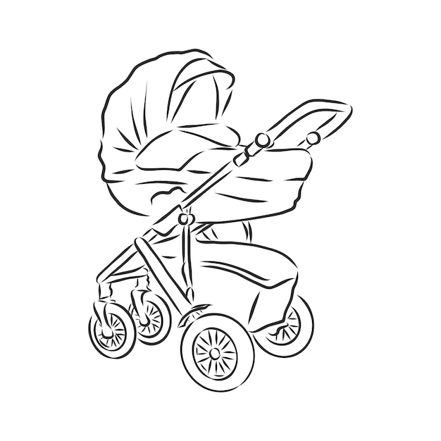 Zuigfles voor pasgeboren baby hand getrokken schets doodle icon