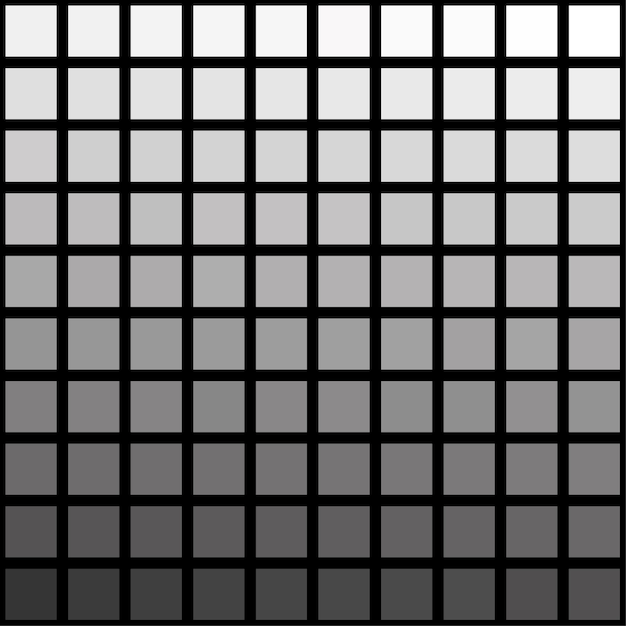Zwart en grijsvierkant geruite achtergrond of textuur met kleurovergang