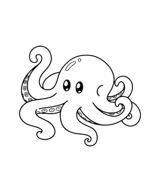 zwart octopus logo kraken tentakel logo aquatische oceaan zeevruchten monster dier mariene natuur