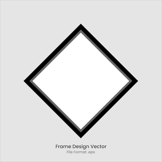 zwart vierkant frame ontwerp vector bestandsformaat eps