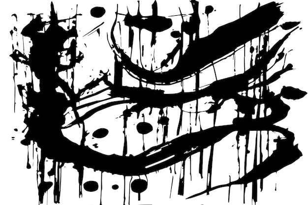 zwart-wit abstracte textuur monochrome abstracte achtergrond vectorillustratie