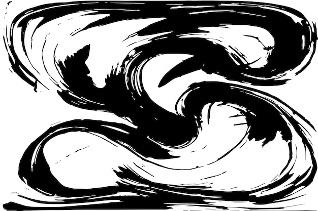 zwart-wit abstracte textuur monochrome abstracte achtergrond vectorillustratie