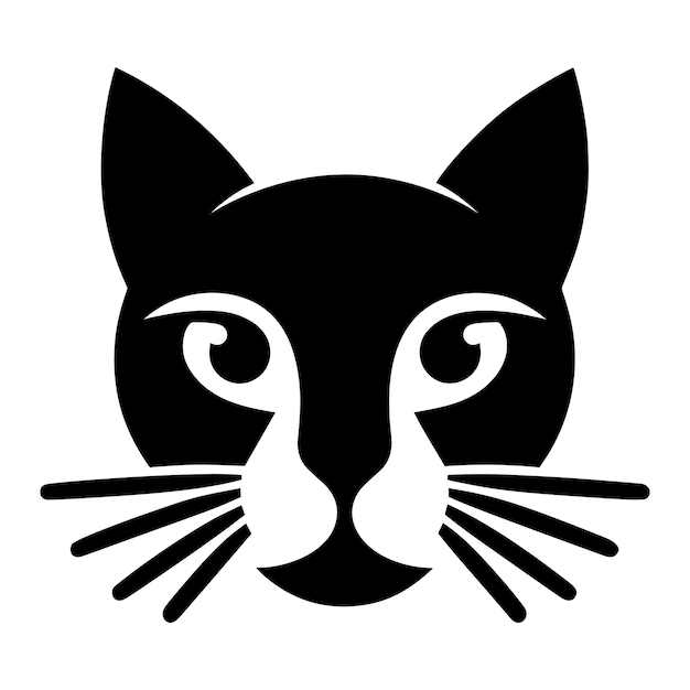 Zwart-wit cate-logo