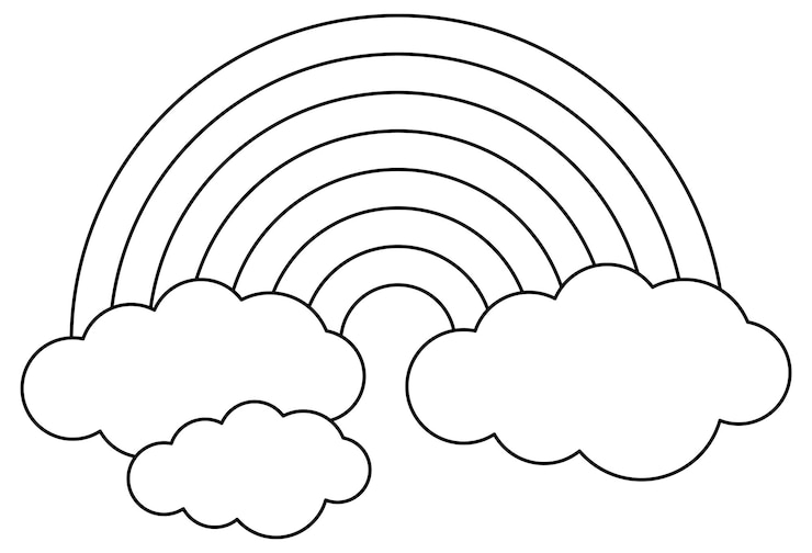 Vector zwart-wit doodle karakter