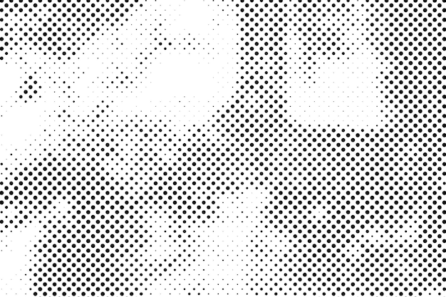 Zwart-wit gestippelde halftone achtergrond.