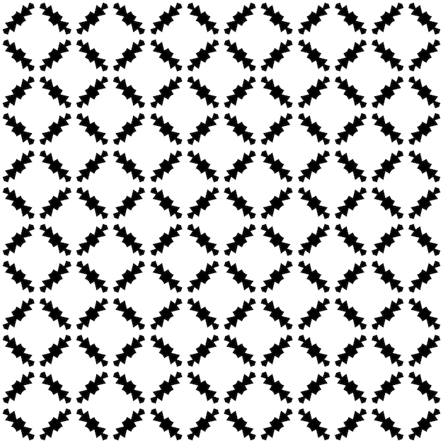 Zwart-wit naadloos abstract patroon achtergrond en achtergrond Grijschaal ornamentele ontwerp