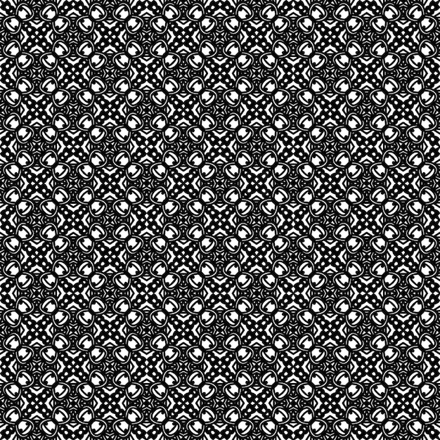 Zwart-wit naadloze abstracte patroon achtergrond en achtergrond grijswaarden sierontwerp mozaïek ornamenten vector grafische afbeelding eps10