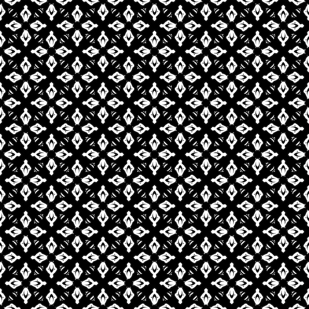 Zwart-wit naadloze abstracte patroon. Achtergrond en achtergrond. Sierontwerp in grijstinten.