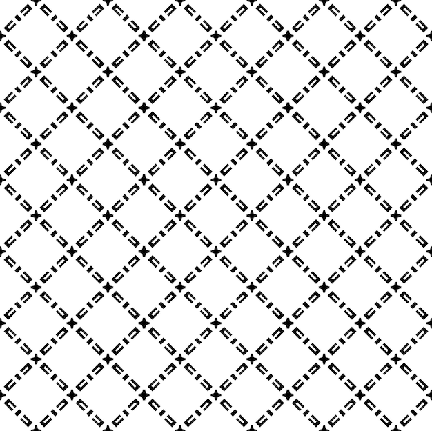 Zwart-wit naadloze patroon textuur Grijstinten sier grafisch ontwerp Mozaïek ornamenten Patroon sjabloon