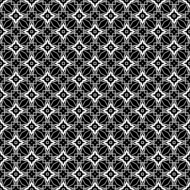 Zwart-wit naadloze patroon textuur Grijstinten sier grafisch ontwerp