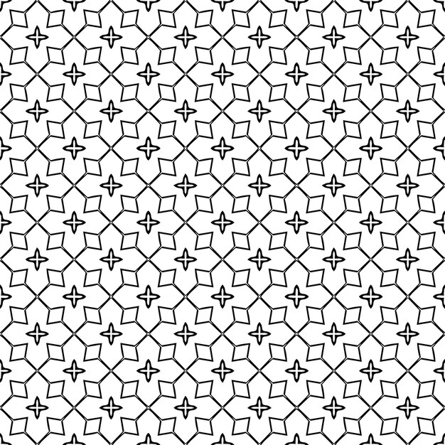 Zwart-wit naadloze patroon textuur Grijstinten sier grafisch ontwerp
