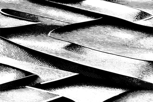 Vector zwart-wit textuur vector illustratie overlay monochrome destressed grunge achtergrond textuur