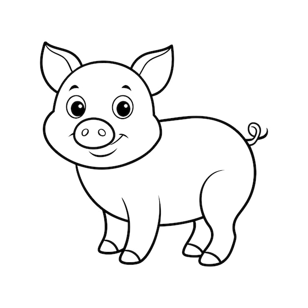 zwart-wit vector illustratie voor kleurboek
