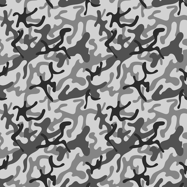 Zwart-wit vuile camouflage modern modedesign