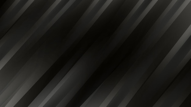 Zwarte abstracte achtergrond Elegante donkere diagonale vormelementen Grijze achtergrond met luxe moderne lijnen