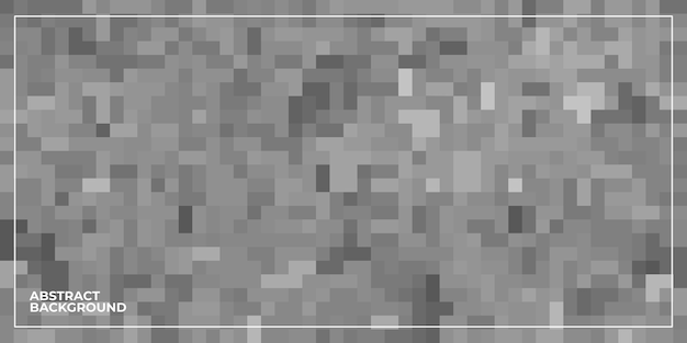 Zwarte abstracte geometrische pixel vierkante betegelde mozaïekachtergrond