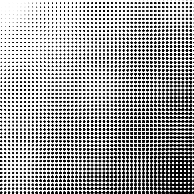 Zwarte en witte halftone achtergrond