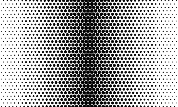 Zwarte en witte halftone gradiënt cirkels