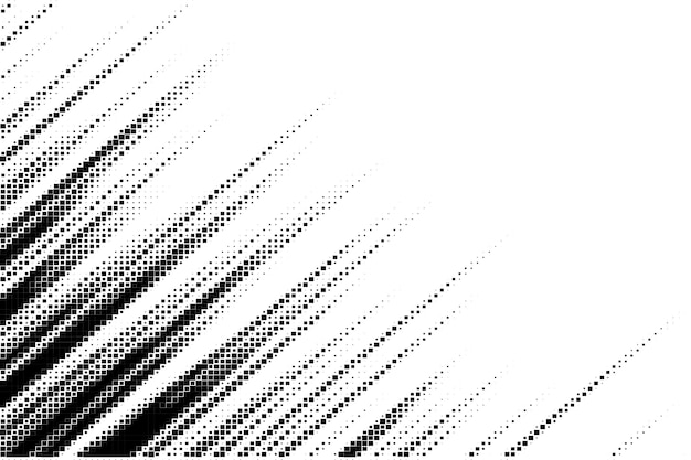 Zwarte en witte halftone patroon textuur achtergrond
