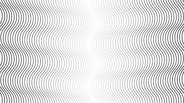 Zwarte en witte lijn naadloos patroon geometrische textuur achtergrond voor achtergrond of stofontwerp