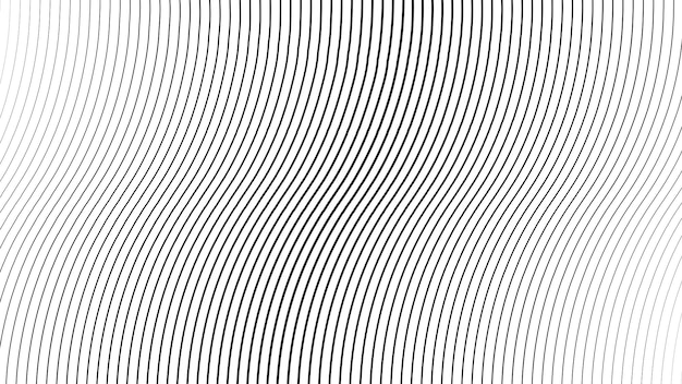 Zwarte en witte lijn naadloos patroon geometrische textuur achtergrond voor achtergrond of stofontwerp