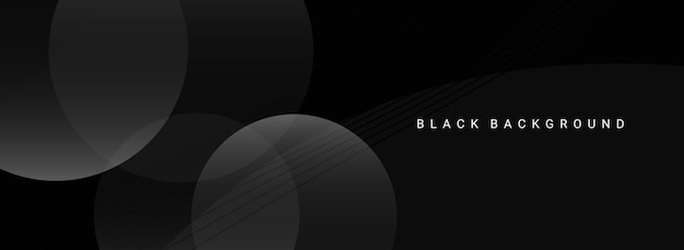 Zwarte geometrische donkere achtergrond sjabloon