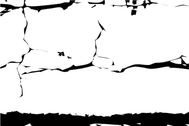 zwarte grungy gebarsten textuur van ruwe verweerde muur vector illustratie achtergrond textuur.