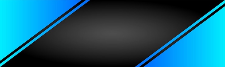 Vector zwarte kleur achtergrond bannerontwerp met kleurovergang vectorillustratie