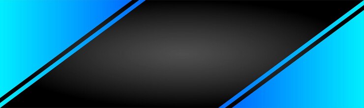 Vector zwarte kleur achtergrond bannerontwerp met kleurovergang vectorillustratie