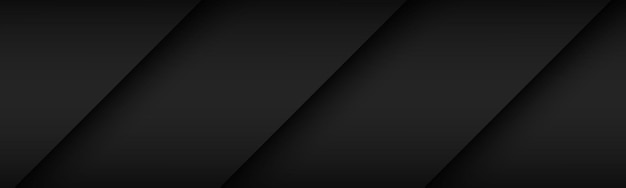 Zwarte moderne materiaal header met overlappende lagen met cmyk kleuren Banner voor uw bedrijf Vector abstracte widescreen achtergrond.