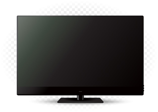 Zwarte moderne tv-sjabloon