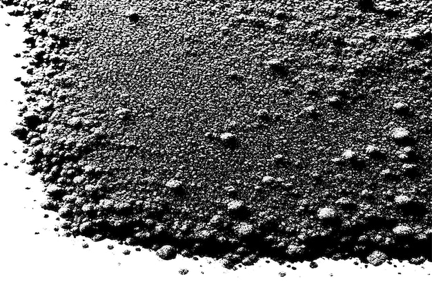 zwarte overlay monochrome grungy zandige textuur op witte achtergrond vector afbeelding achtergrond textuur