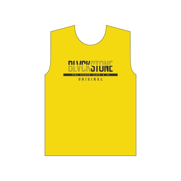Zwarte steen mode kleding origineel modern en stijlvol typografisch ontwerp grafisch vectorontwerp mode