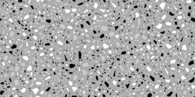 Zwarte witte grijze terrazzo keramische tegels achtergrond