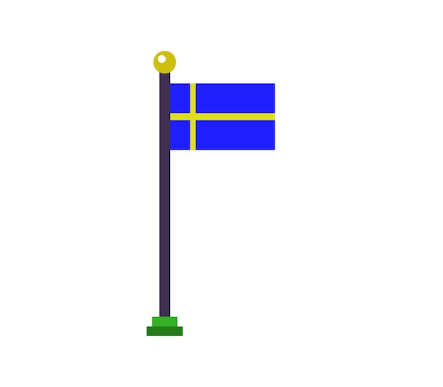 Zweden vector vlag