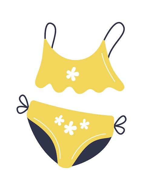 Zwempak Met Bloemen
