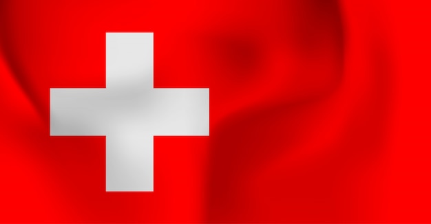 Zwitserse gelukkig nationale dag banner. Zwitserse vlag. Onafhankelijkheidsdag.