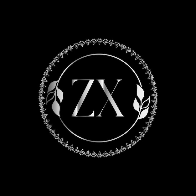Premium Vector | ZX Monogram logotype for celebration , jewelry wedding, greeting card, invitation Vector Template Premium Vector | ZX Monogram logotype for celebration , jewelry wedding, greeting card, invitation Vector Template