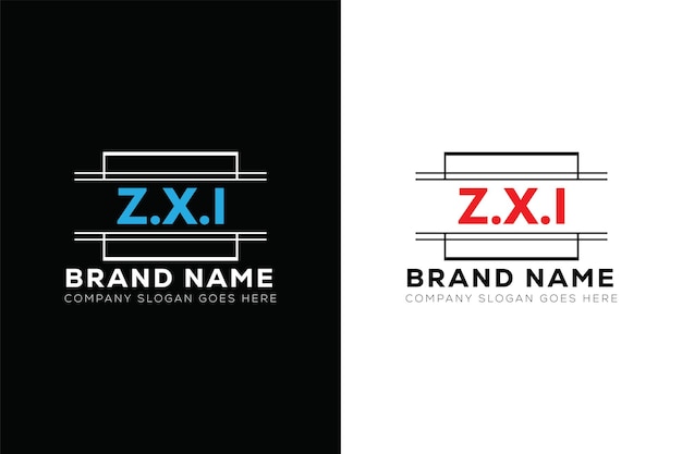 Vector zxi letter logo design zxi business and real estate monogram logo vector template