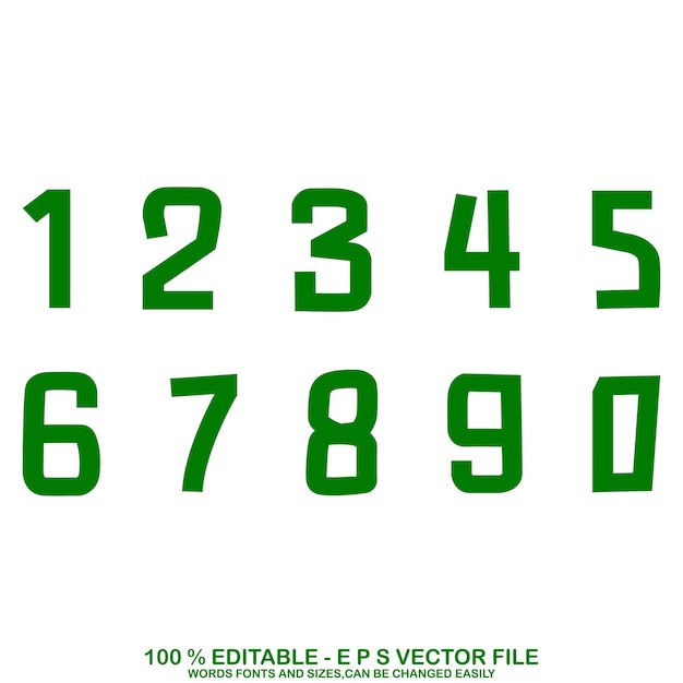 1234567890 tal typografi t-shirt grafik vektorer