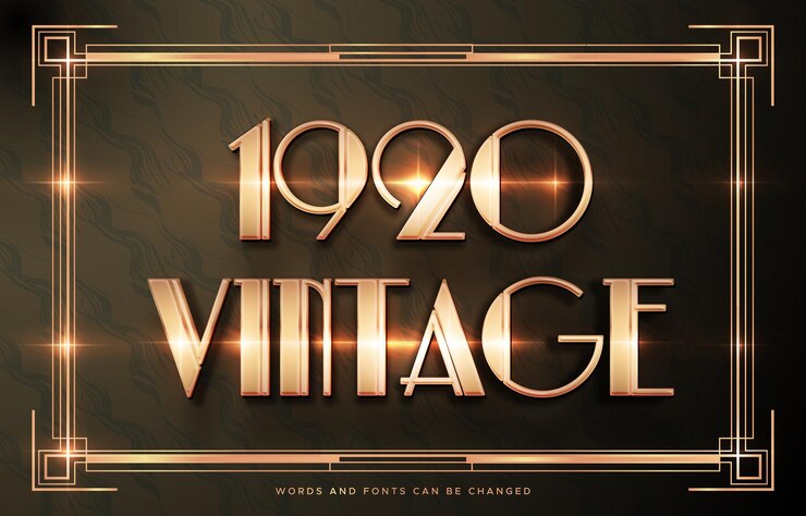 Vektör 1920 vintage art deco design